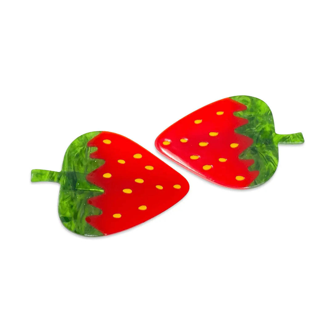 Strawberry Hair Clip Set