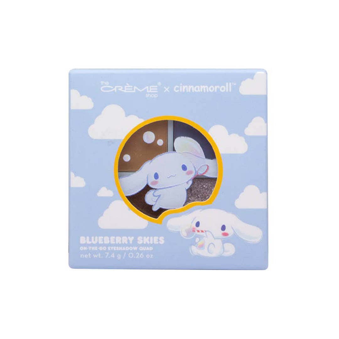 NEW Blueberry Skies On The Go Quad Eyeshadow - The Creme Shop x Cinnamoroll