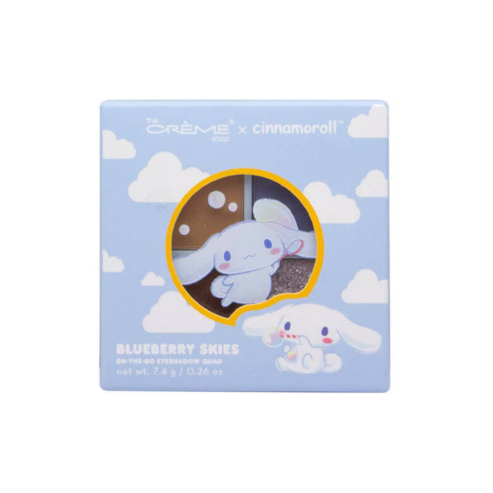 NEW Blueberry Skies On The Go Quad Eyeshadow - The Creme Shop x Cinnamoroll