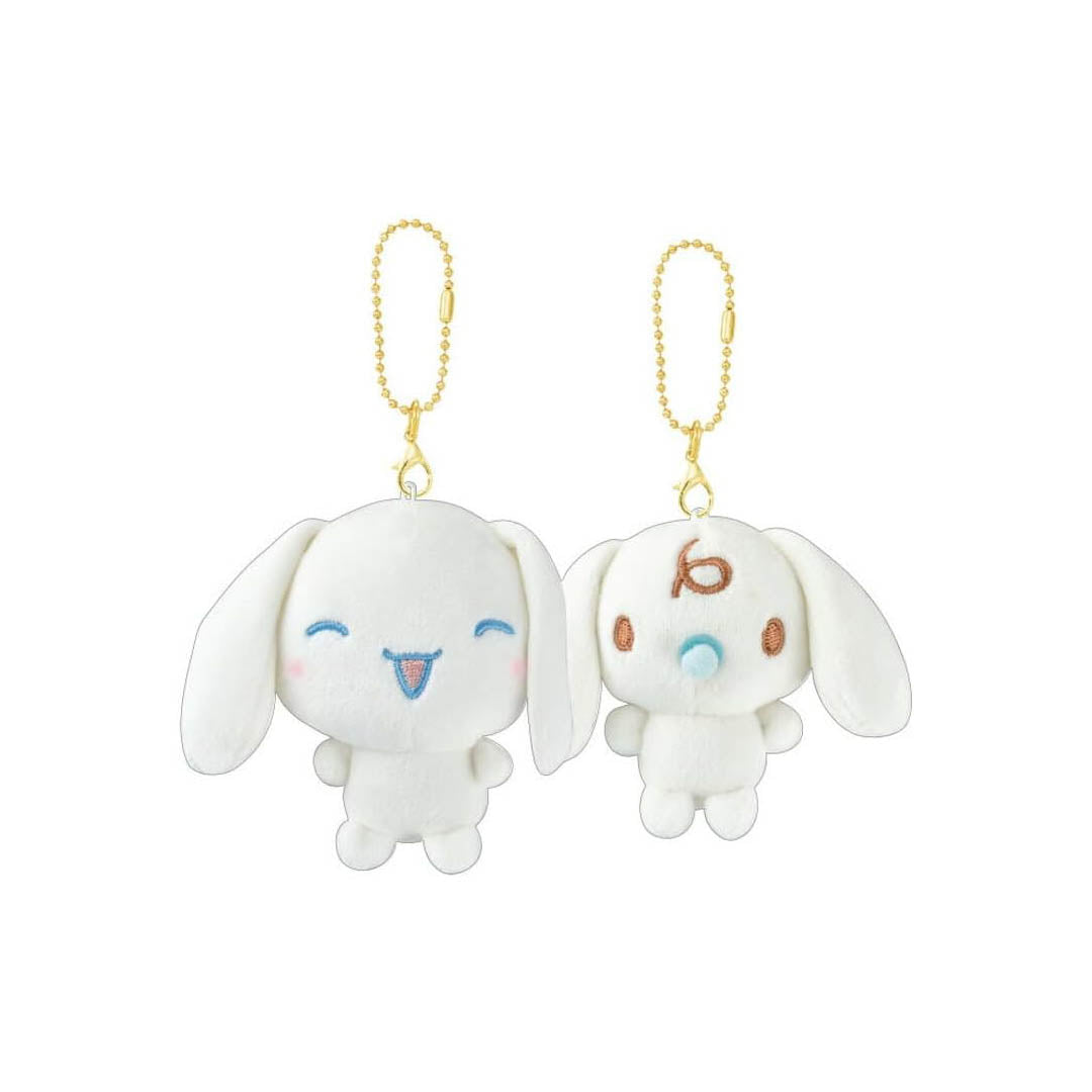 NEW Sanrio Characters Key Chain Plushies - Cinnamoroll & Milk
