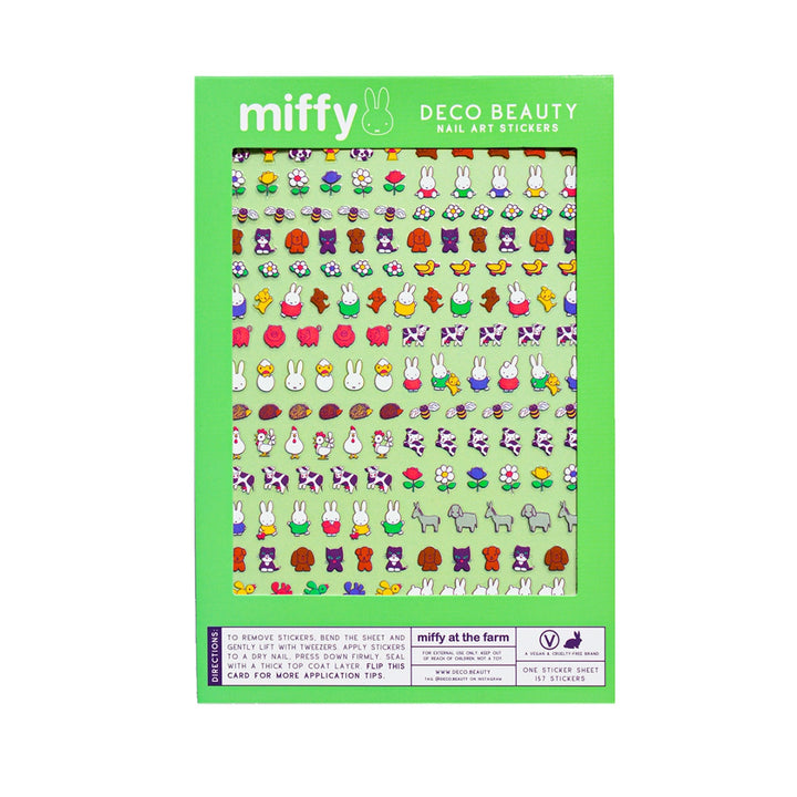 Nail Art Deco Stickers: Miffy at the Farm