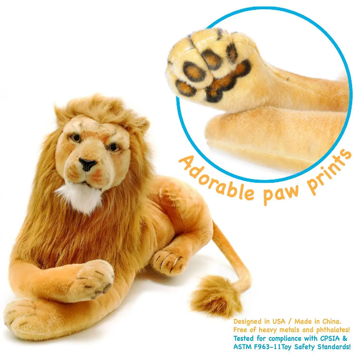 Lasodo The Lion - 39" Stuffed Animal Plush