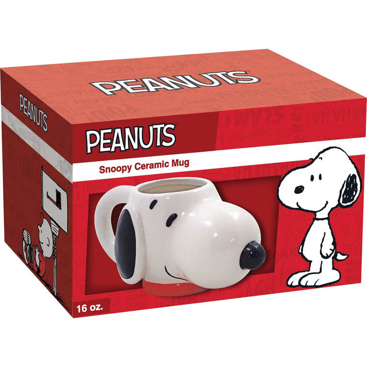 Peanuts Snoopy Molded Head Ceramic Mug