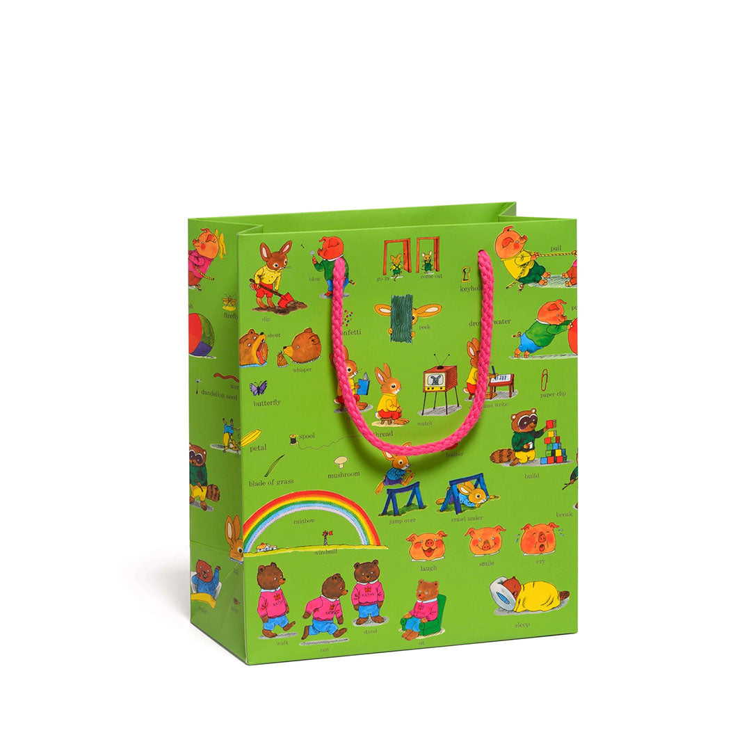 Richard Scarry Busytown Best Words Medium Gift Bag