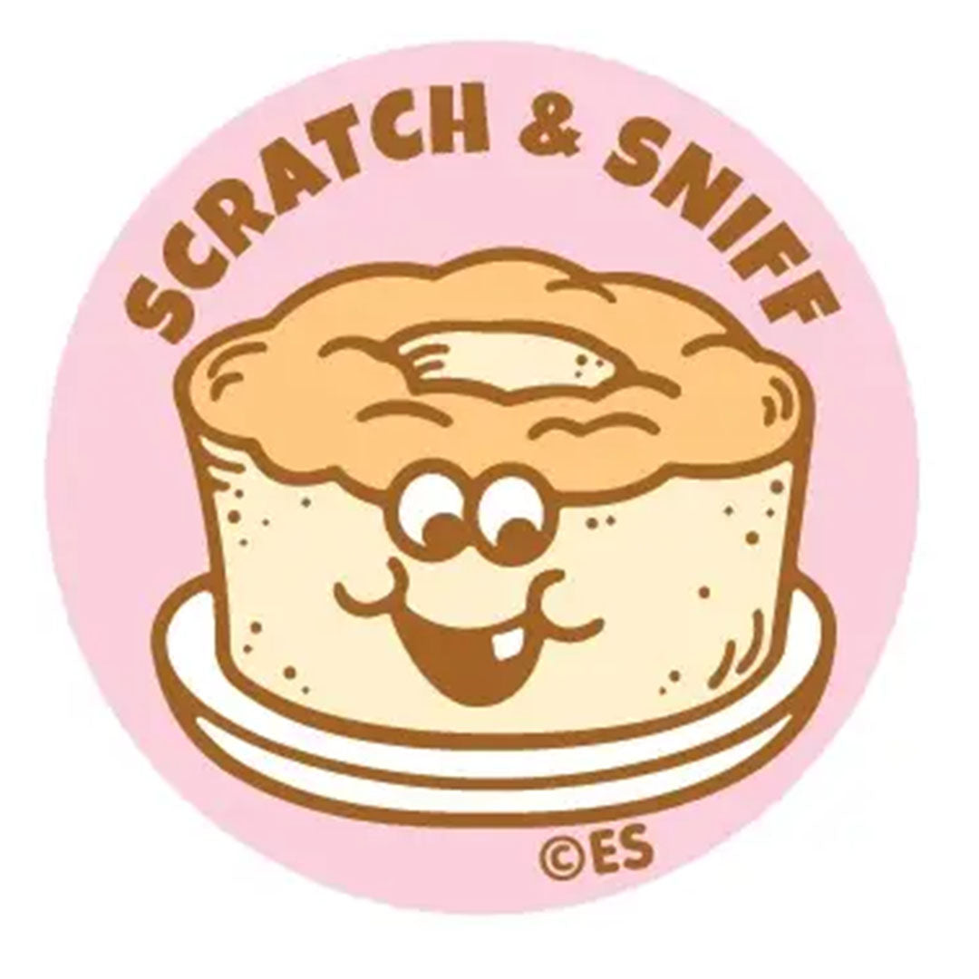 Angel Food Cake Scratch & Sniff Stickers