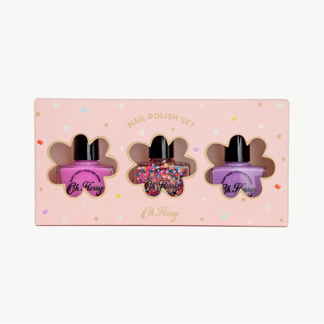 Oh Flossy Party Nail Polish Set - Non Toxic