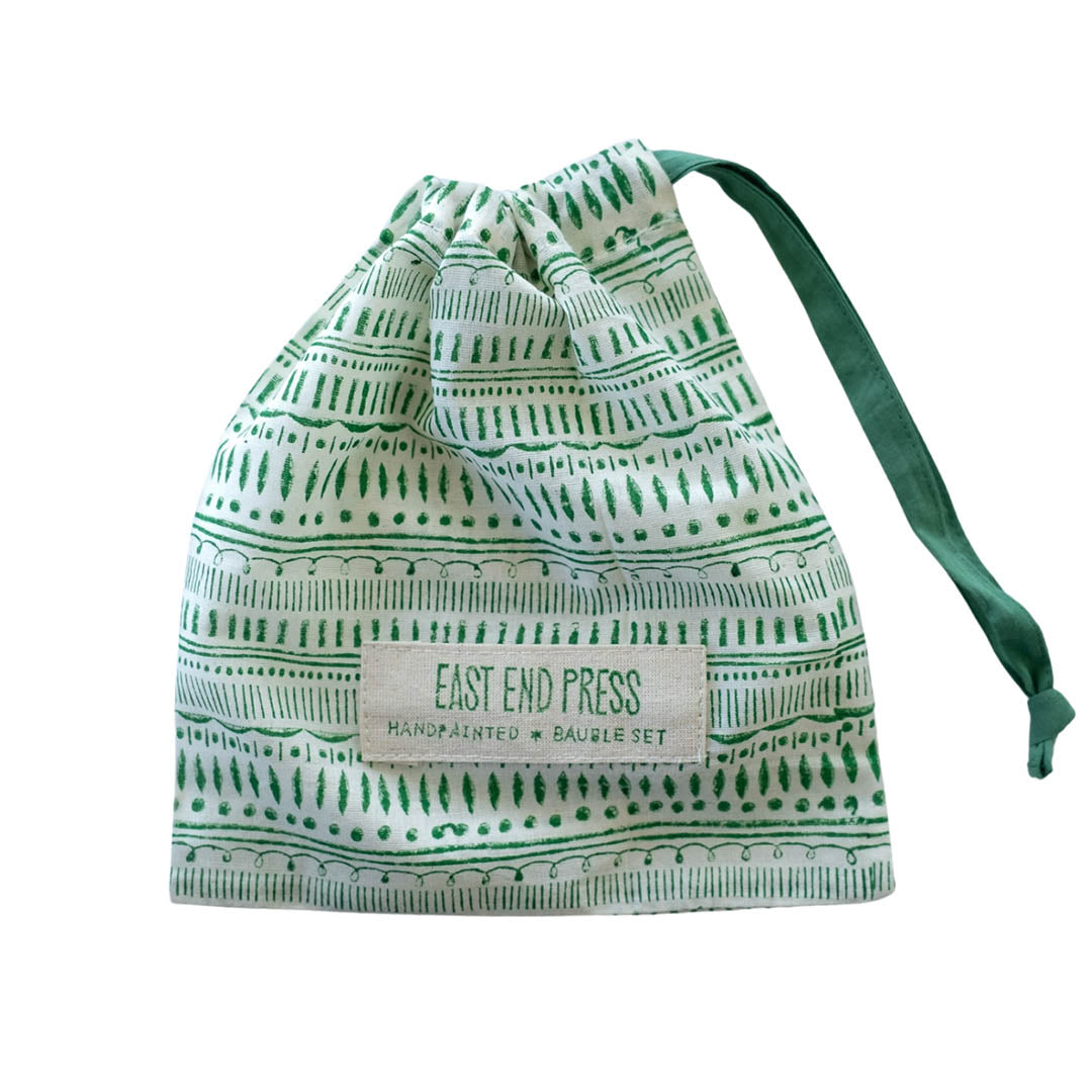 NEW Jolly Green Bauble Bag - Set of Three