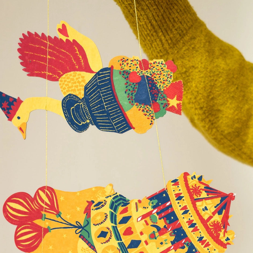 NEW Bright Happy Birthday Sewn Garland