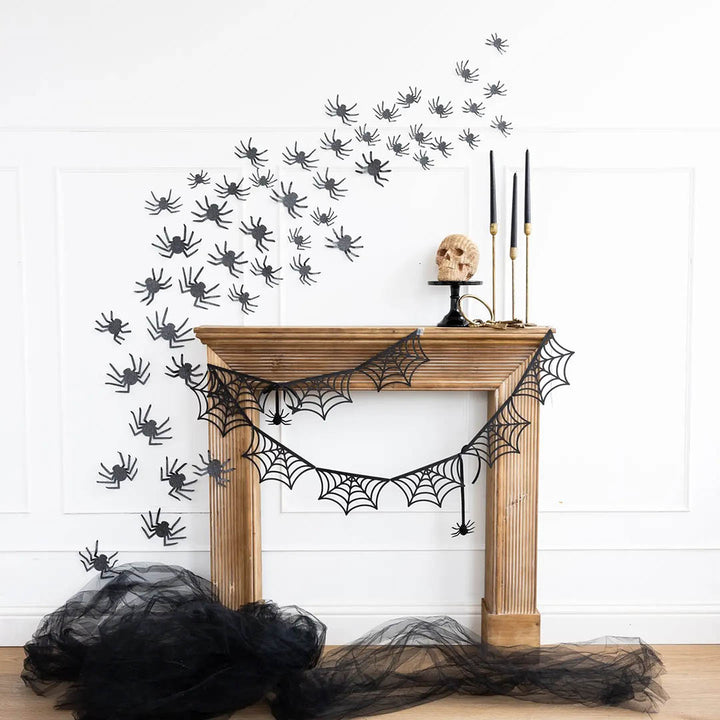 NEW Spider Web Bunting Banner
