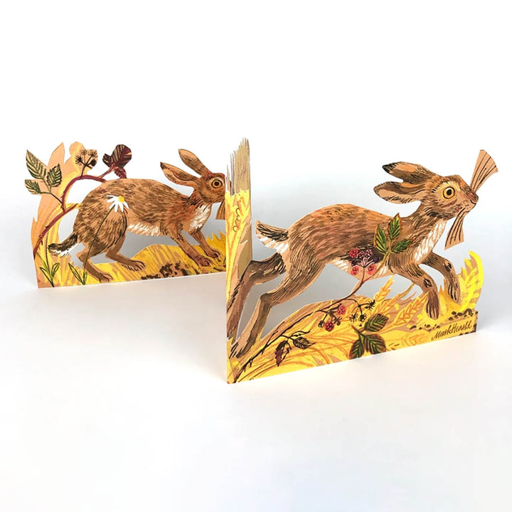 NEW Hares Collage Card
