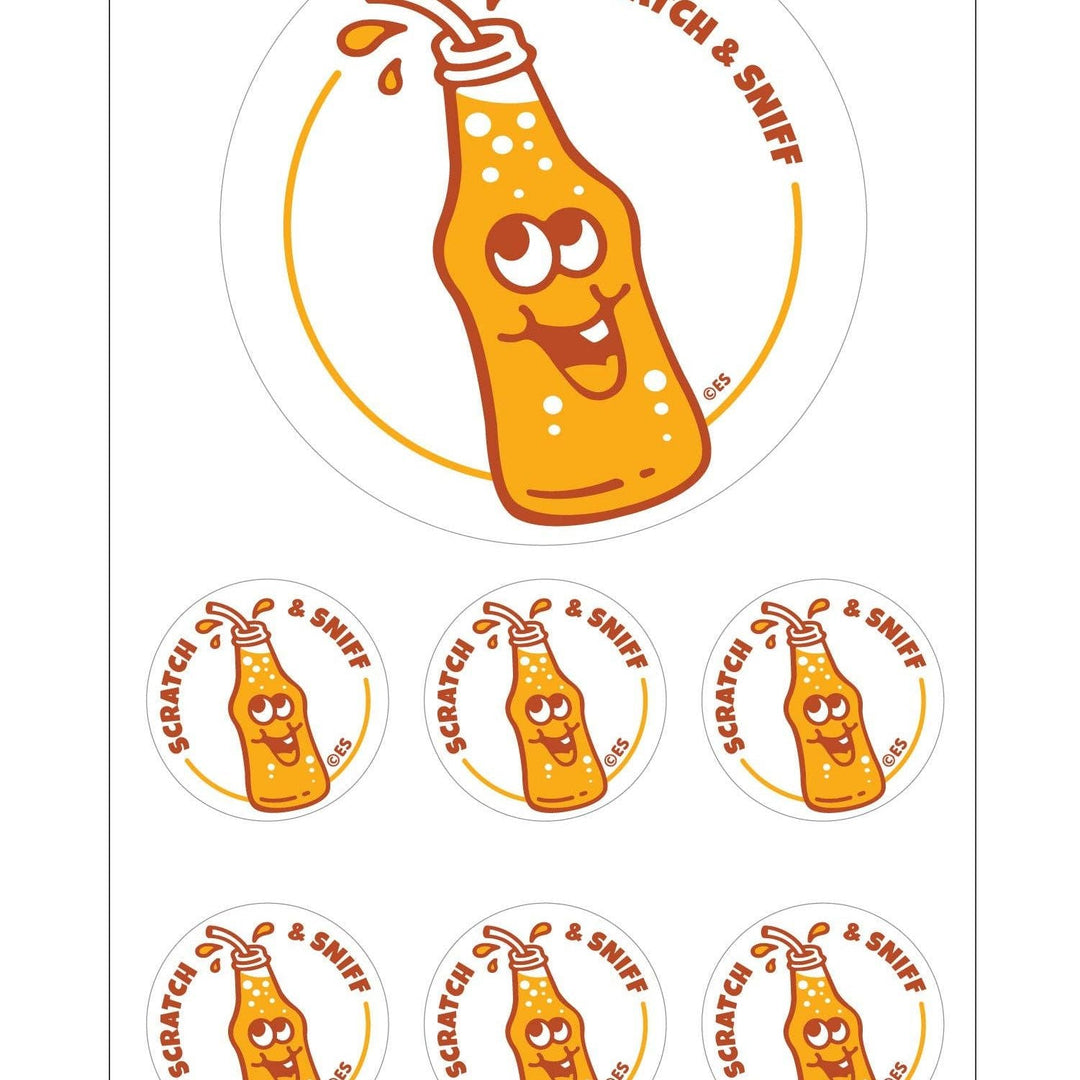 Orange Soda Scratch & Sniff Stickers