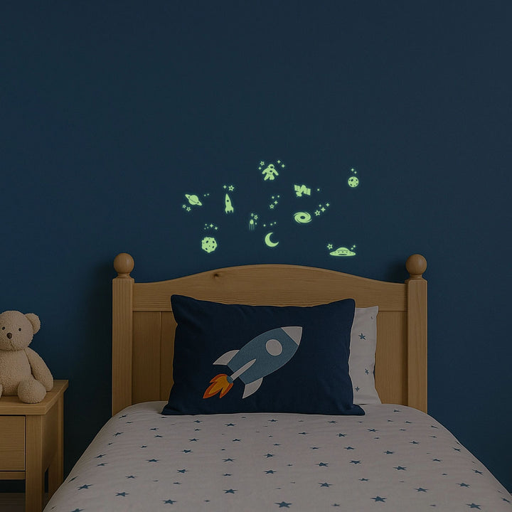 NEW Japanese Glo Stickables Set- Space Adventure