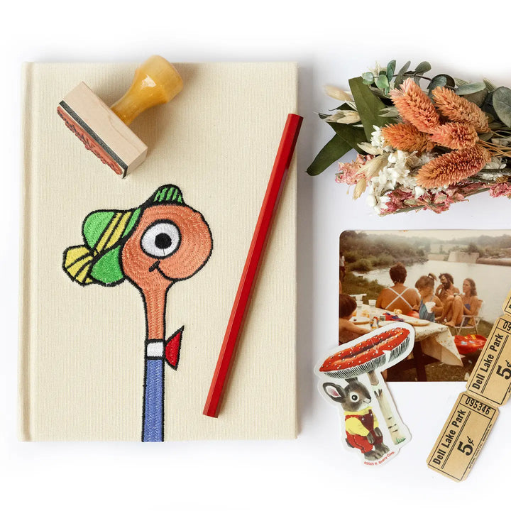 Richard Scarry® - Lowly Worm Embroidered Journal