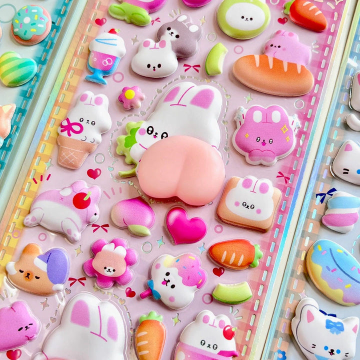 Free Cute Squish Kawaii Stickers with Orders Over $100