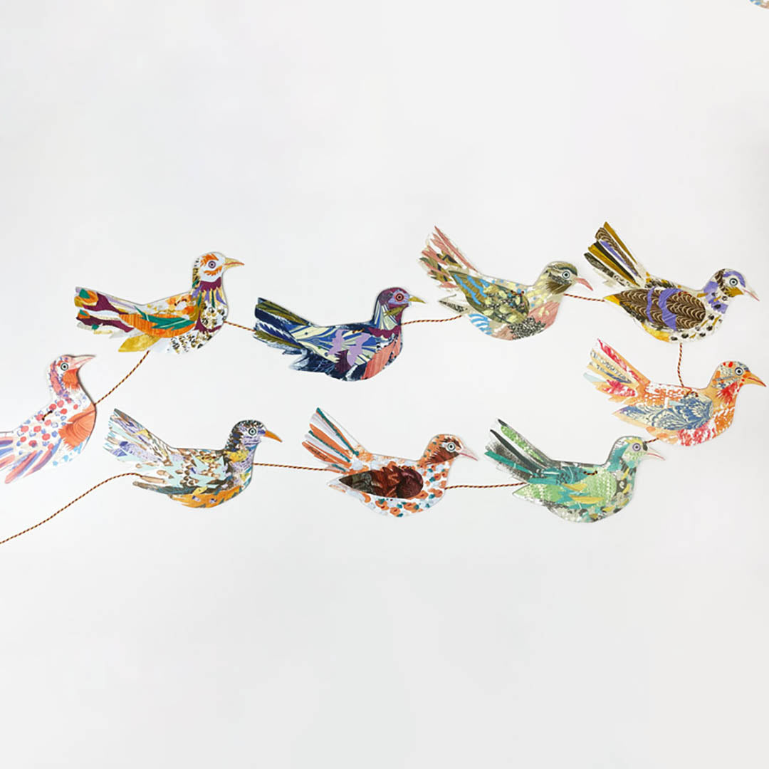 Whimsical Bird Garland