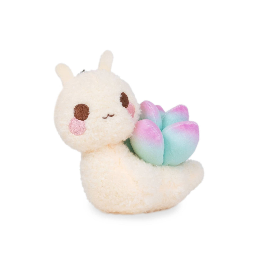 NEW Mini Sage Keychain (Cute Kawaii Succulent Snail Plush Clip)
