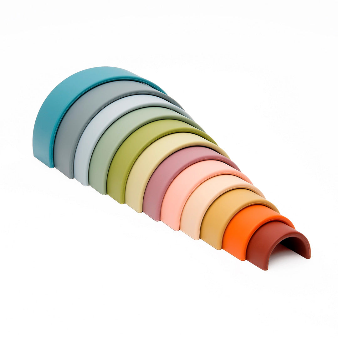 Large Nature Rainbow Silicone Classic Toy