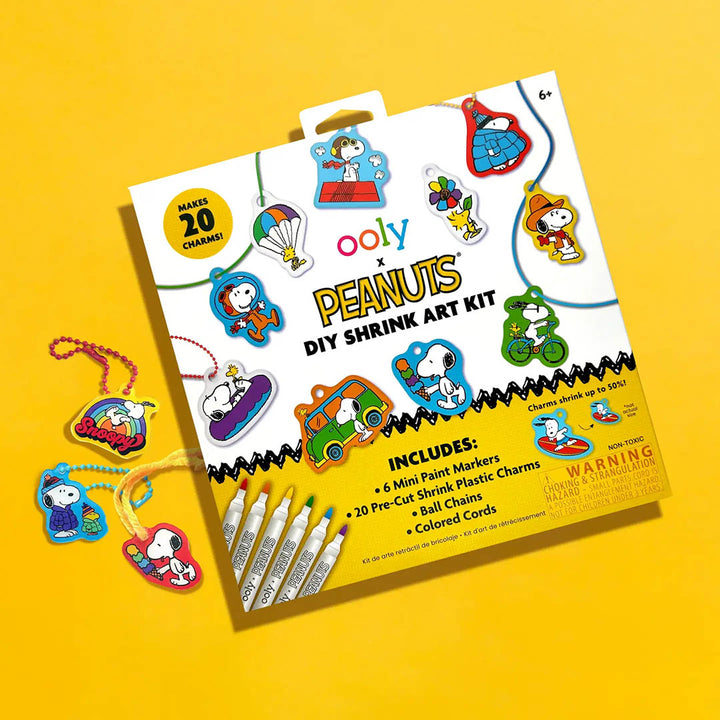 OOLY X Peanuts Diy Shrink Art Kit