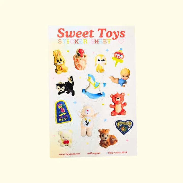 Sweet Toys Sticker Sheet