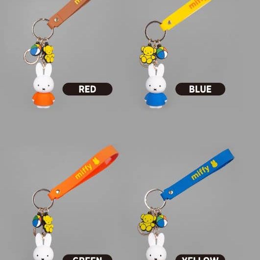 Miffy Characters Figure Key Holder-Bag Charm, Gift Key Ring