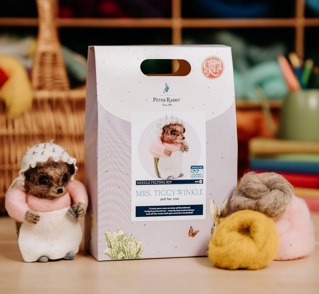 Wool Felting Kit: Beatrix Potter Mrs. Tiggy-Winkle Ironing Needle