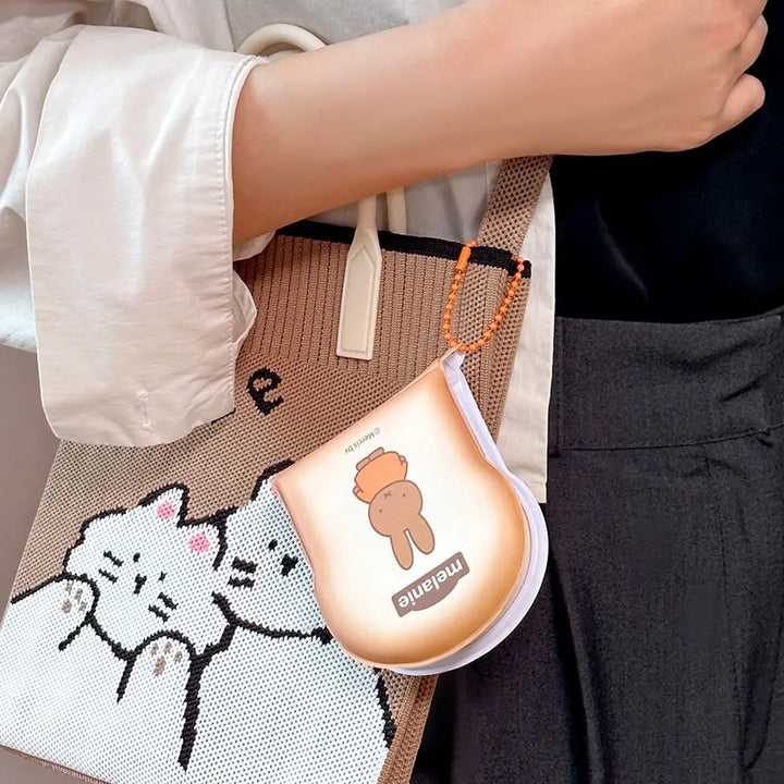 Miffy Toast-Shaped Memo Keyring