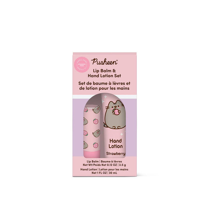 NEW Pusheen Lip Balm & Hand Lotion Set