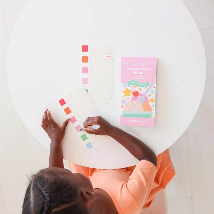 Ice Cream Watercolor Book