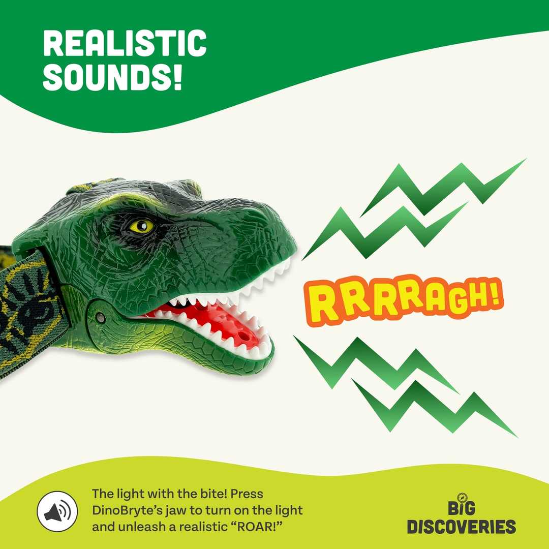 NEW T-Rex Dinosaur Headlamp with Adjustable Straps