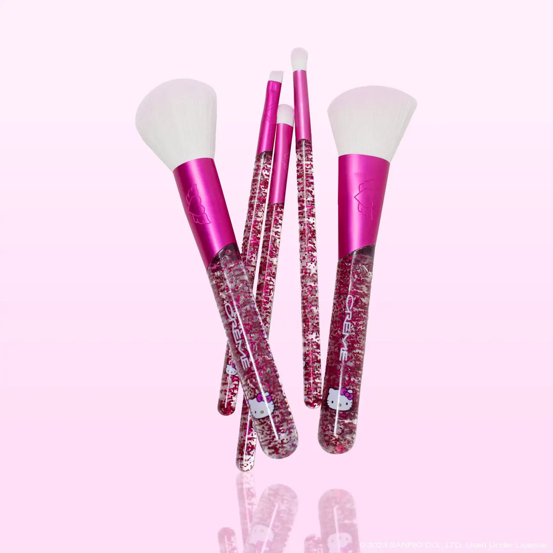 NEW Hello Kitty Luv Wave Brush Collection (Set of 5)