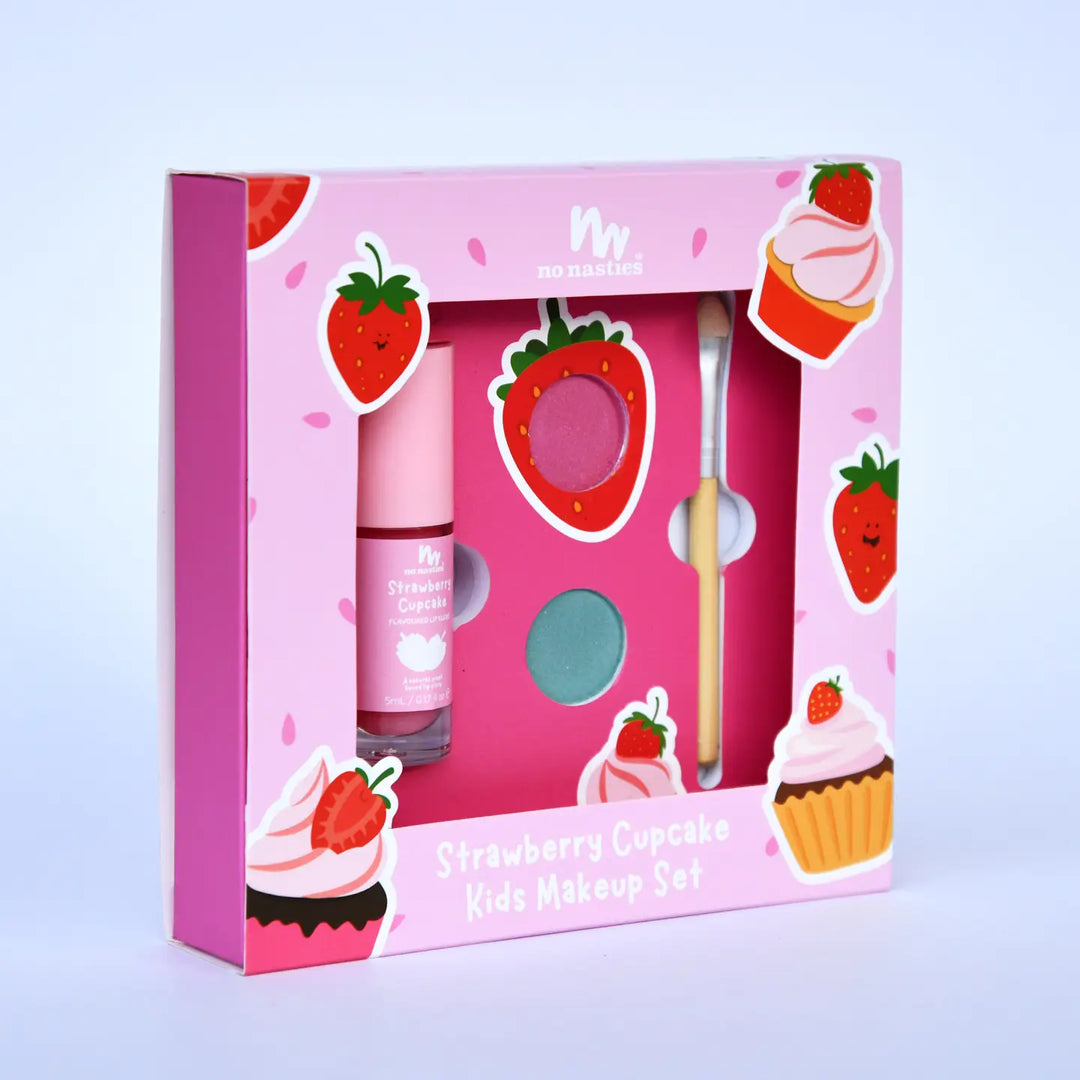 Natural Kids Strawberry Cupcake Makeup Gift Set