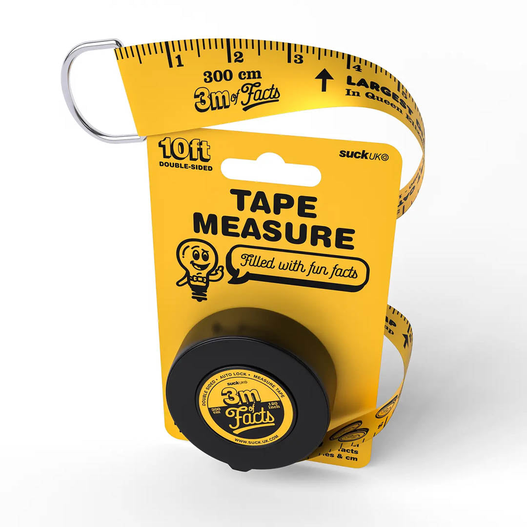 10ft of Facts Tape Measure