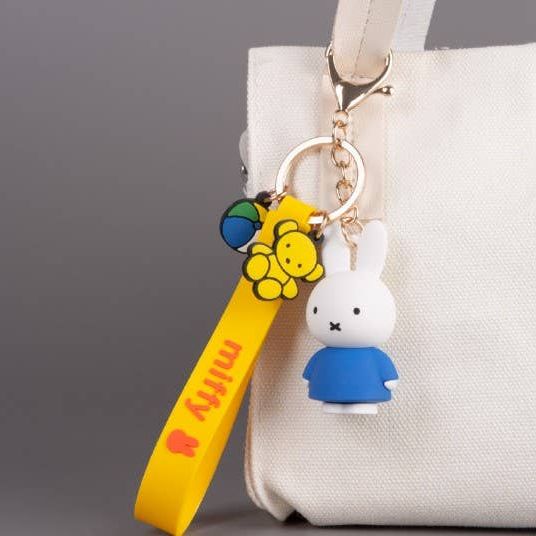 Miffy Characters Figure Key Holder-Bag Charm, Gift Key Ring