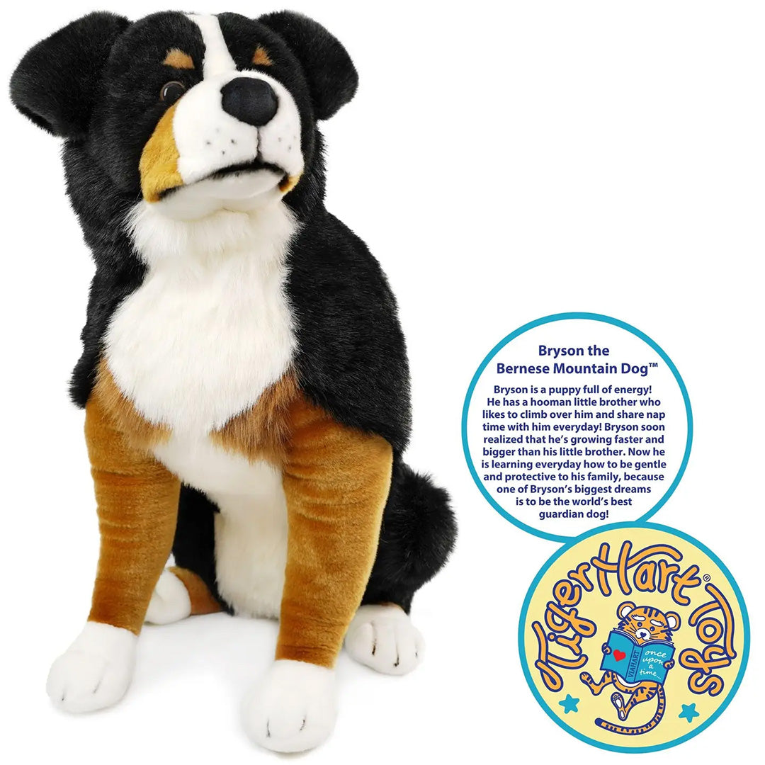 Bryson The Bernese Mountain Dog - 23" Stuffed Animal Plush