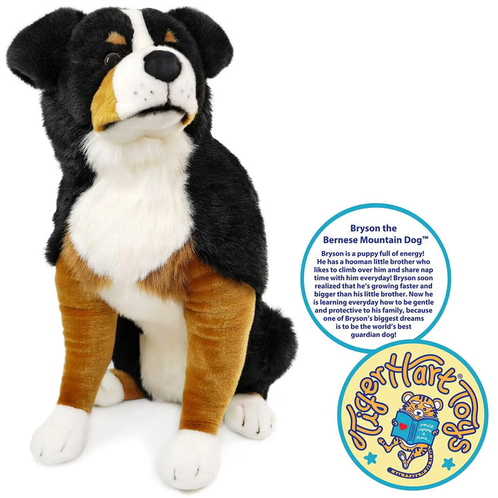 Bryson The Bernese Mountain Dog - 23" Stuffed Animal Plush