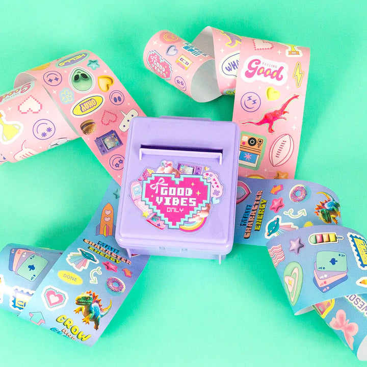 Good Vibes Sticker Dispenser Set