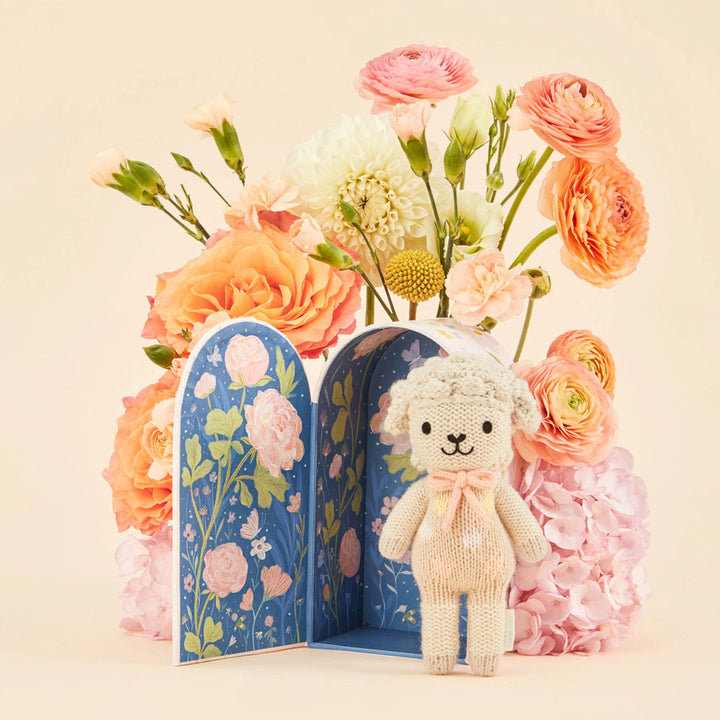 Tiny Lucy the Lamb Knit Doll (Pastel)