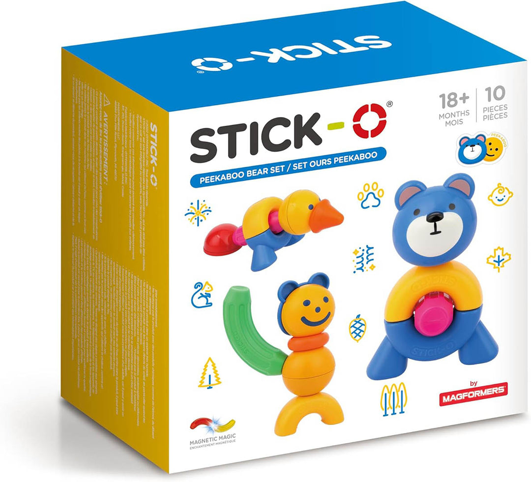 Stick-O Peekaboo Bear 10 Piece Set