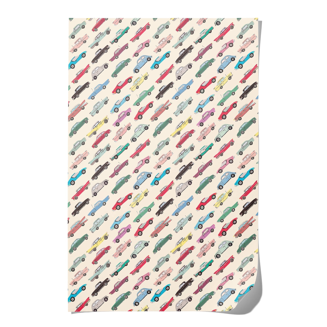Cars Wrapping Paper Roll- Set of 3 Wrapping Paper