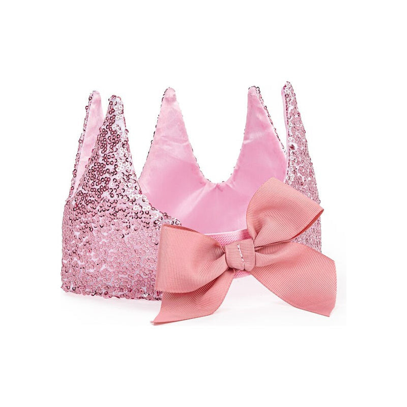 NEW Precious Sequin Crown- Pink