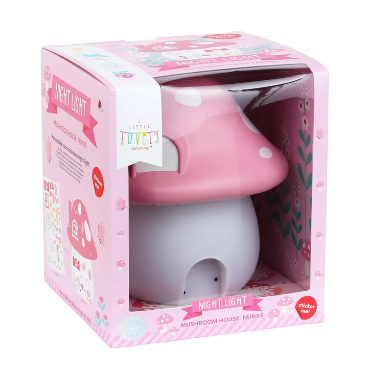 NEW Portable Lamp: Mushroom Pink House