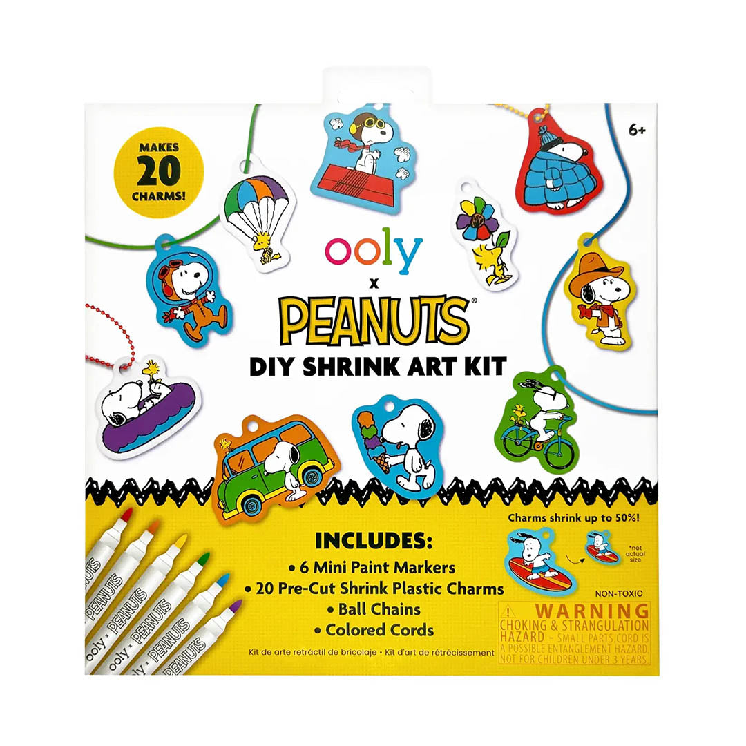 OOLY X Peanuts Diy Shrink Art Kit