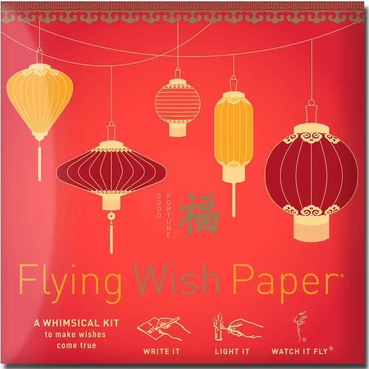 Flying Wish Paper Set: Good Luck Lunar New Year