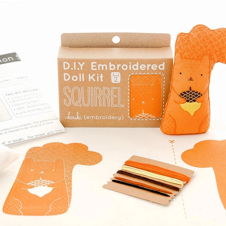 Embroidery Kit- Squirrel