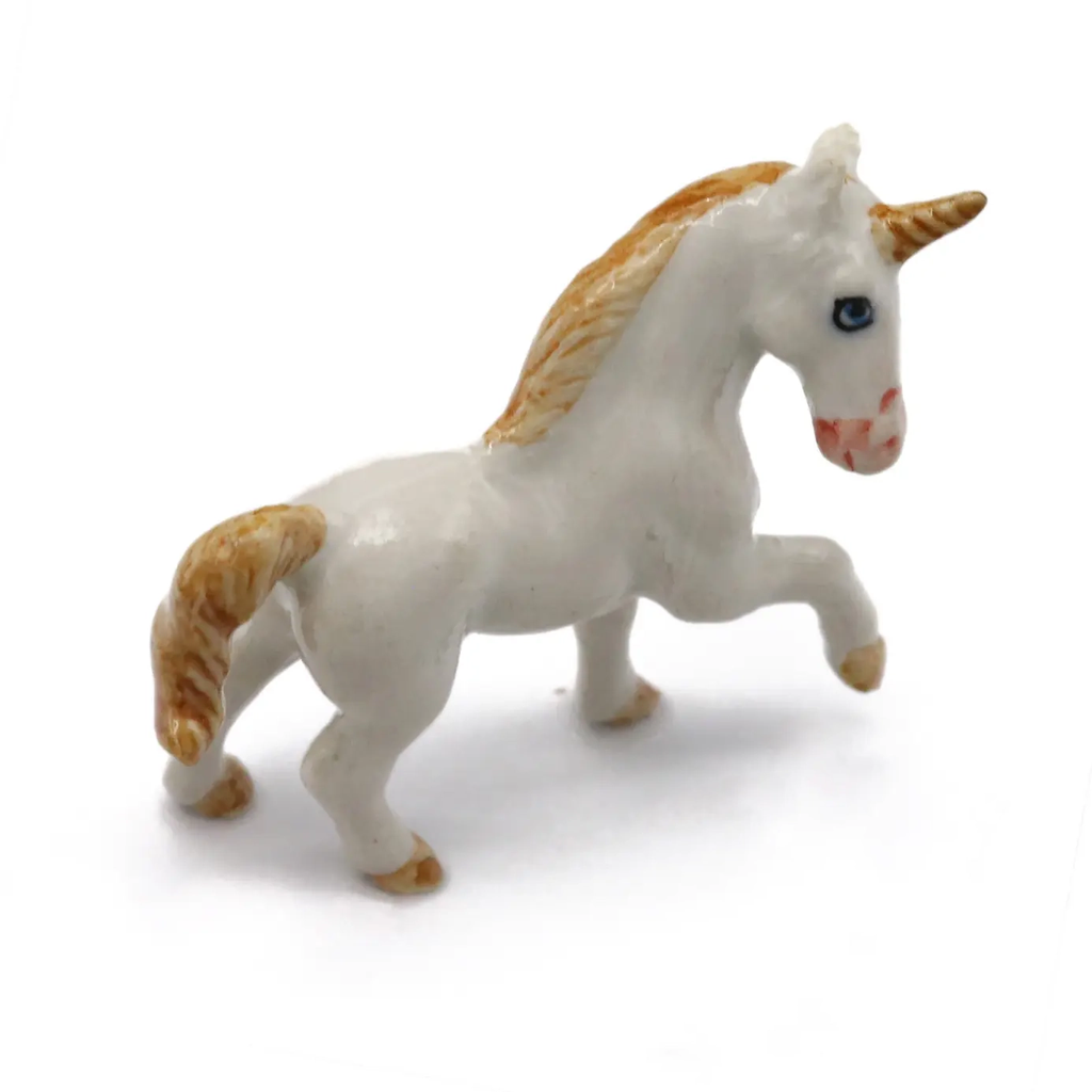 NEW Porcelain Miniature Treasure Figurine- Unicorn