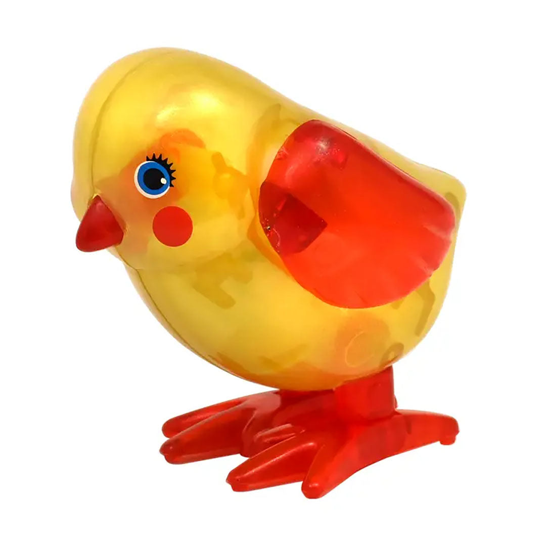 Jumping Interactive Wind Up Toys- Hopping Chick, Cluck Bird