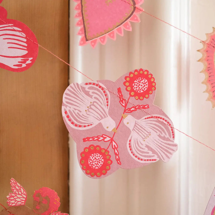 Love Birds Sewn Garland