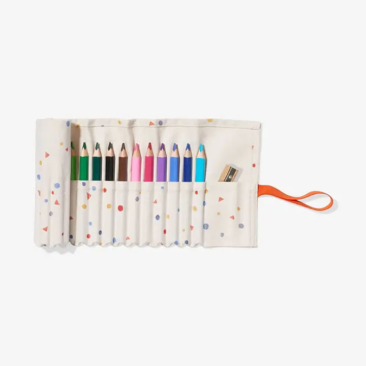 Pencil Set with Case, Signature Dot