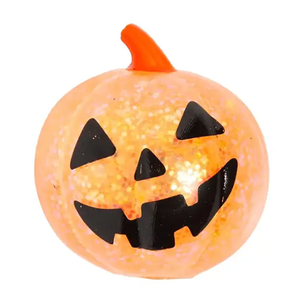 Glittery Pumpkin Squishy Ball