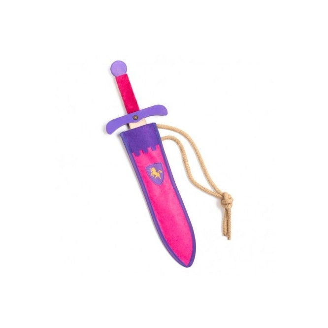 NEW Wooden Sword with Bag- Pink